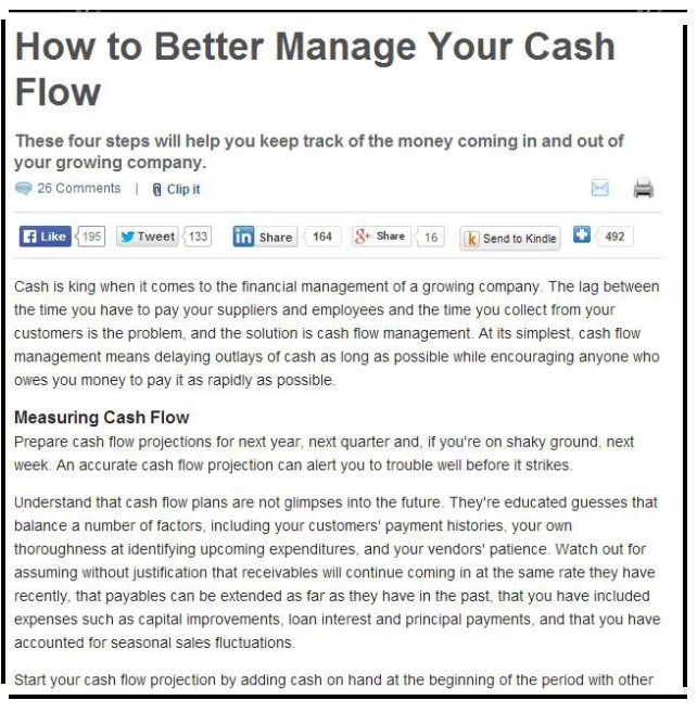 How To Better Manage Your Cash Flow
