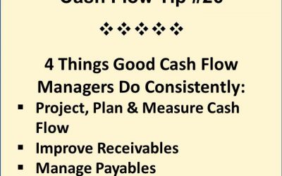4 Things A Successful Cash Flow Manager Does Consistently