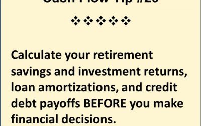 Cash Flow Management Tips for Retirement Savings and Investing
